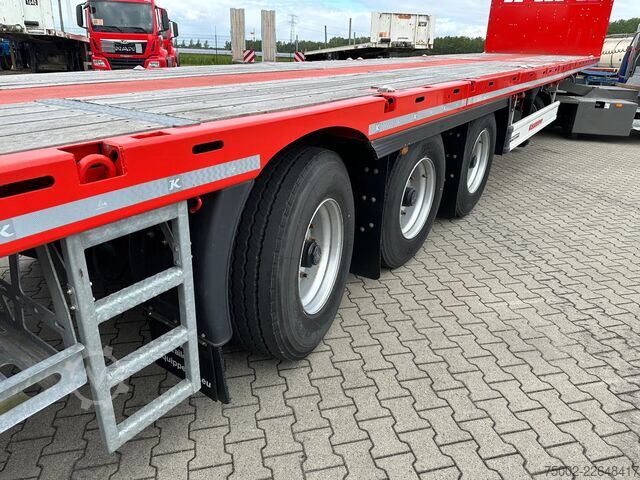Plateau de chargement Kässbohrer new and unused Heavy-Duty flatbed / 690cm exten...