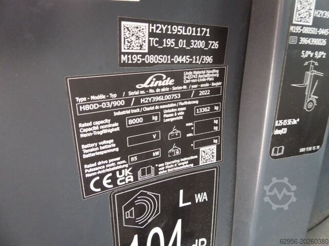 Stivuitoare diesel Linde H80D-03/900