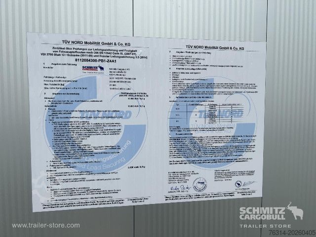 Nyitott ponyvás félpótkocsi Schmitz Cargobull Curtainsider Standard Getränke