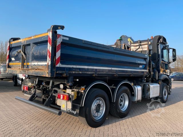 کامیون کمپر سه طرفه MERCEDES-BENZ Acros 2545 BL/ HAD/ Kipper/ PK 19001/ 5+6/ Funk