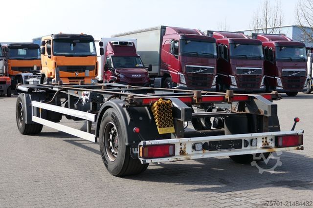 Prikolica sa zamenjivim šasijama SCHMITZ CARGOBULL AWF 18 BDF Wechselfahrgestell SAF-Achsen