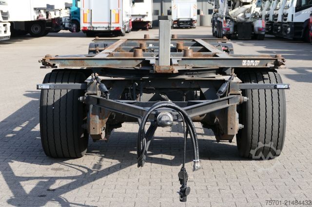 Prikolica sa zamenjivim šasijama SCHMITZ CARGOBULL AWF 18 BDF Wechselfahrgestell SAF-Achsen