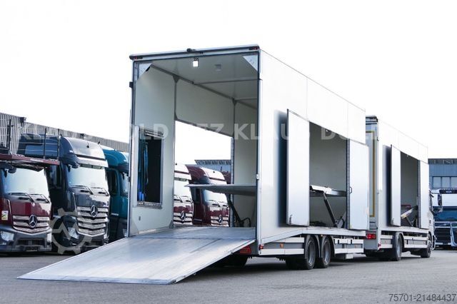 Kamion za prevoz automobila MERCEDES-BENZ Atego geschloss. Autotransporter komplettzug