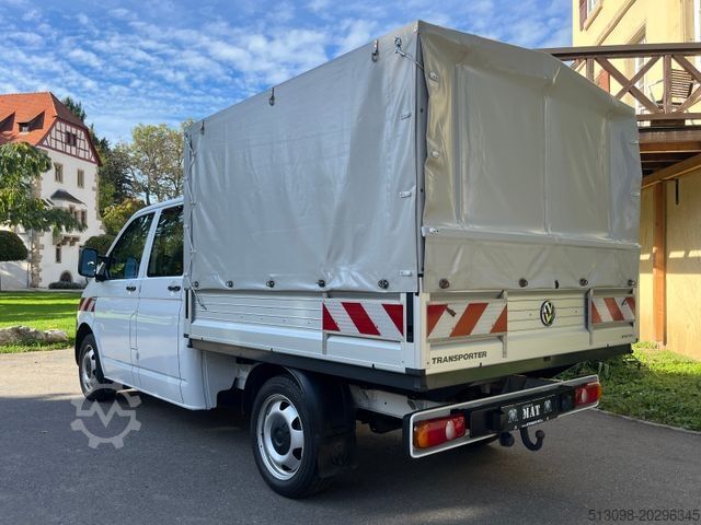 Transportador con plataforma y toldo VOLKSWAGEN T6 PRITSCHE+PLANE DOKA 4 MOTION NAVI KLIMA AHK