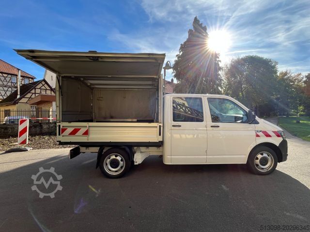 Transportador con plataforma y toldo VOLKSWAGEN T6 PRITSCHE+PLANE DOKA 4 MOTION NAVI KLIMA AHK