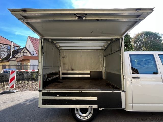 Transportador con plataforma y toldo VOLKSWAGEN T6 PRITSCHE+PLANE DOKA 4 MOTION NAVI KLIMA AHK