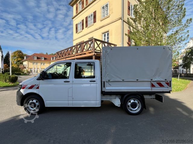 Transportador con plataforma y toldo VOLKSWAGEN T6 PRITSCHE+PLANE DOKA 4 MOTION NAVI KLIMA AHK