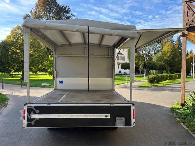 Transportador con plataforma y toldo VOLKSWAGEN T6 PRITSCHE+PLANE DOKA 4 MOTION NAVI KLIMA AHK