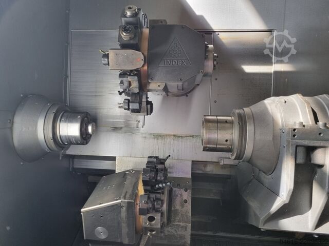 CNC turning and milling center INDEX G200 Y / B Axis + Sameca bar feeder