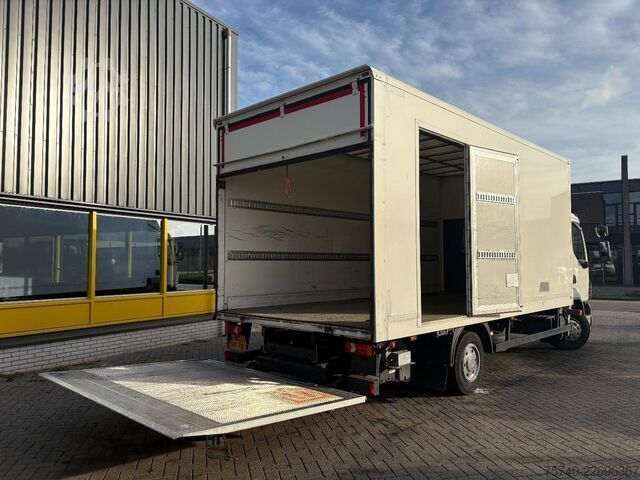 Box body DAF LF 45.180 + euro 5 + 12ton + 5.58m box + lift