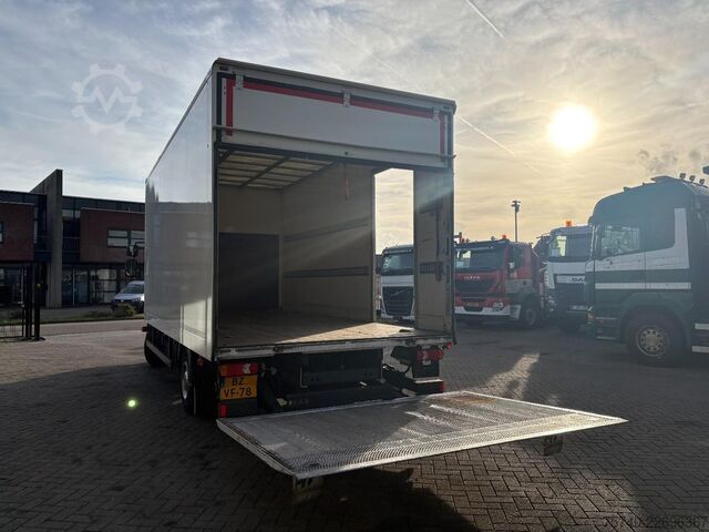 Box body DAF LF 45.180 + euro 5 + 12ton + 5.58m box + lift