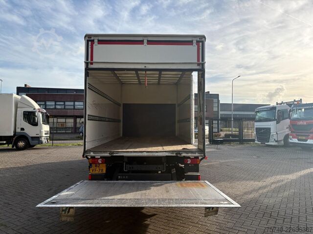 Box body DAF LF 45.180 + euro 5 + 12ton + 5.58m box + lift