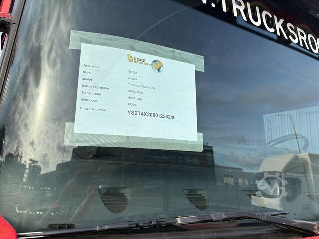 标准-SZM Scania T 124 LA 4X2 NA400 + manual + euro 2 + 4.70m wh...