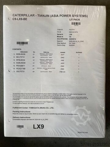 Agregat Caterpillar DE330E0 - C9 - 330 kVA Generator - DPX-18022