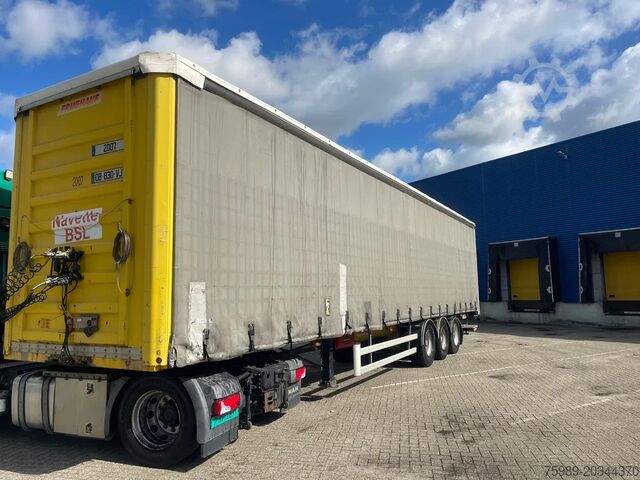 Sliding tarpaulins Fruehauf AIR SUSPENSION, DISC BRAKES (good France truck)