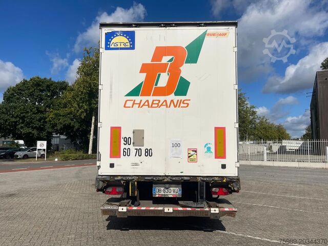 Sliding tarpaulins Fruehauf AIR SUSPENSION, DISC BRAKES (good France truck)
