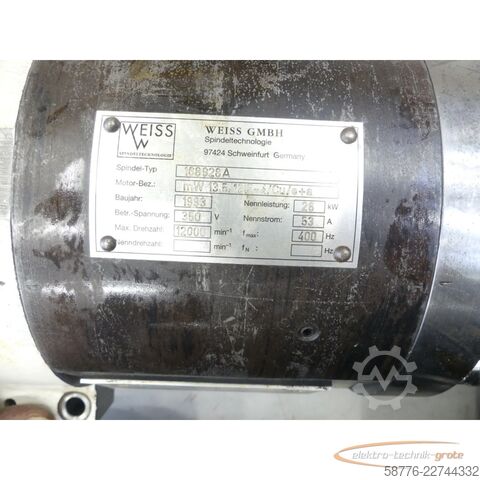 Hluti  Weiss 168828 A Schleif-Spindel 53A / 26kw / 12000 U/min