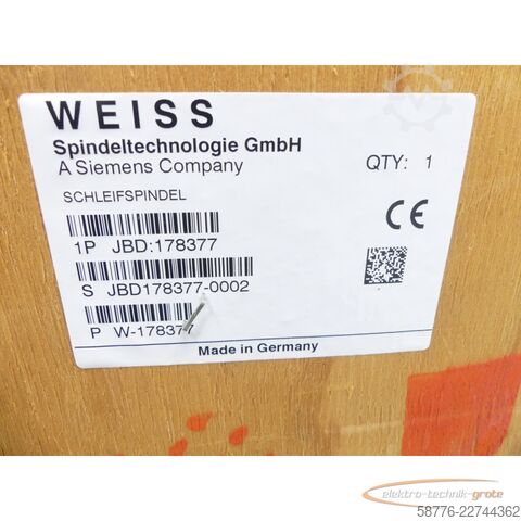 Komponens Weiss 178377 Schleifspindel 21kw / 7000 U/min = 0002    !