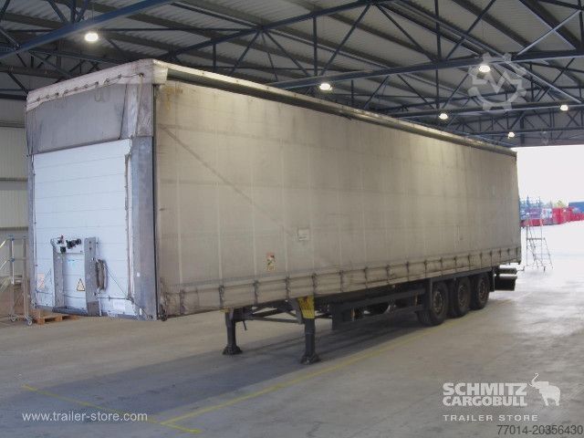 Auflieger mit Pritsche & Plane Schmitz Cargobull Curtainsider Mega