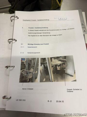 Packaging in cups SCHMUTZAUTOMATION LD 1501010 Abful