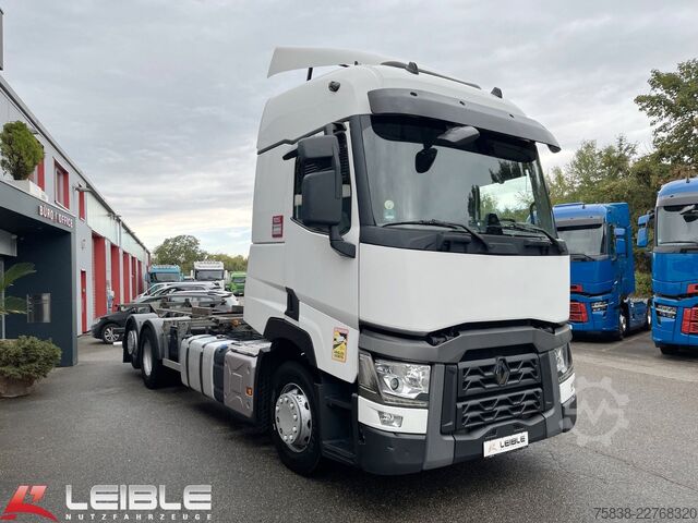 Caminhão com carroçaria intercambiável RENAULT T 460 Comfort*BDF*VollLuft/Lift*2xTank*