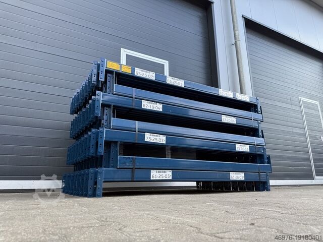 Armazém de alta capacidade Travessia de estantes de paletes Polypal Stockpal / K: 90 x 50 mm lichte Weite: 1.850 mm