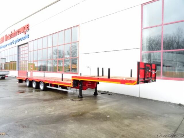 低平台半挂车 Möslein STO 3 Schwebheim  3 Achs Satteltieflader Plato