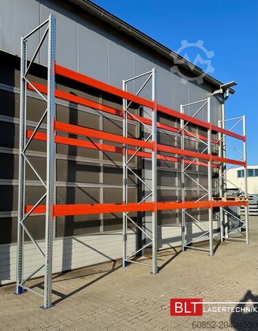 Raske riiul ca. 8,4 lfm. Palettenregal H: 500 cm Fachlast : 4500 kg , Schwerlastregal