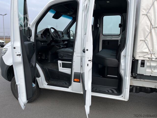 Camion bâché Mercedes-Benz Sprinter 319 CDI 4x4 Doka Pritsche  Klima LED AHK