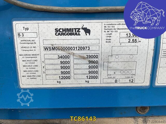 滑动油布 Schmitz Cargobull scs 27 srem