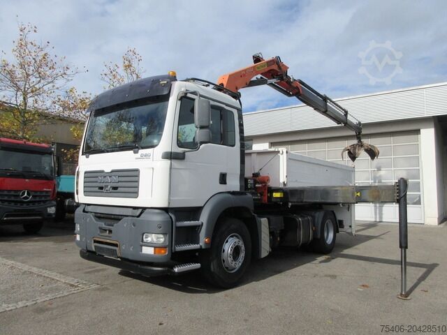 Wechselfahrgestell LKW man TGA 18.310 LL Wechselsystem Kipper Kran/Absetzer