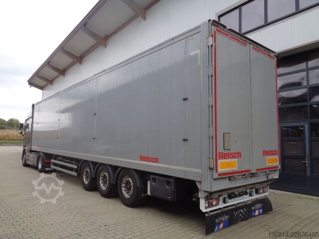 Yürüyen tabanlı yarı römork REISCH RSBS-3-13 92 cbm Liftachse SAF