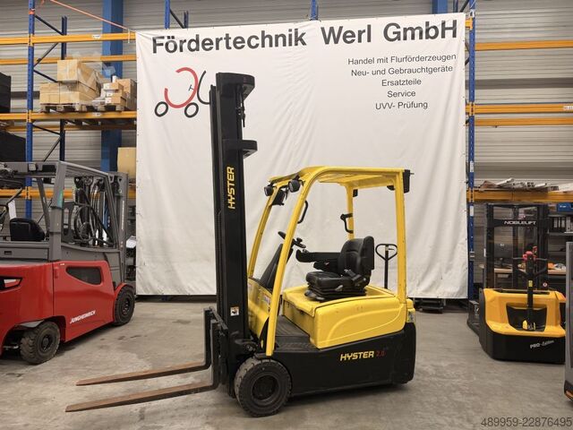 Rafknúinn þriggja hjól lyftara Hyster J2.0 XNT