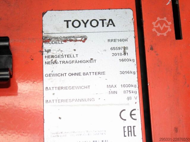 Stivuitor cu catarg retractabil BT RRE 160 H  Li-Ion