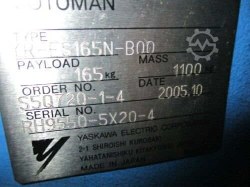  Yaskawa Motoman ES 165N NX100 mit Euromap 67