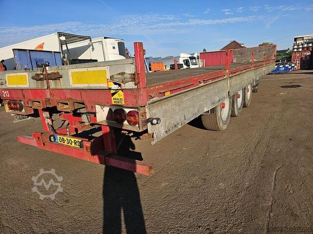 Łóżko płaskie NETAM ONCR 39-327 |FLATBED| SIDEBOARDS | BPW DRUM.