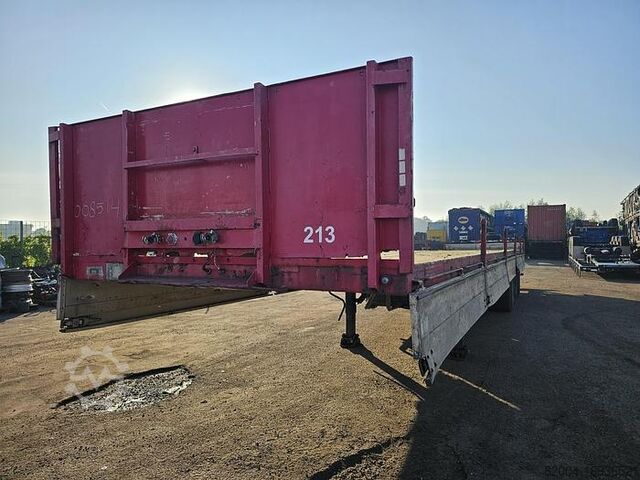 Łóżko płaskie NETAM ONCR 39-327 |FLATBED| SIDEBOARDS | BPW DRUM.