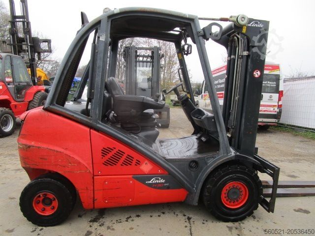 Diesel Forklift Linde H30D-02 Triplex-Freihub 4,7m Hubhöhe + Seitenschie