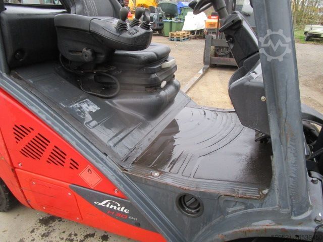 Diesel Forklift Linde H30D-02 Triplex-Freihub 4,7m Hubhöhe + Seitenschie