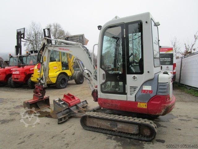 Mini excavators Takeuchi TB 219 Powertilt + hydraul. Schnellwechsler + 3 Lö