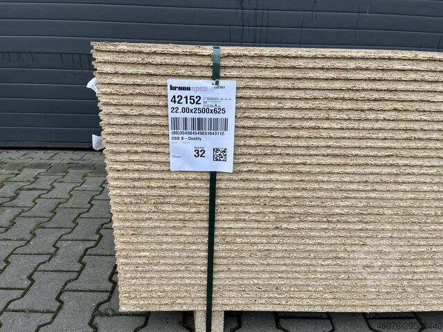 Plăci de montaj din lemn, plăci din lemn pentru pardoseală OSB Platten 22 mm II. Wahl 2.500 x 625 mm I 50 m²