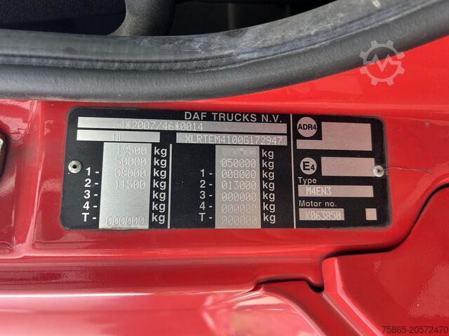 Estándar-SZM DAF CF 410 FT Space Cab / 742 dkm / 2 Tanks / NL Truck