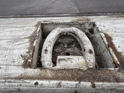 Değiştirilebilir gövde açık Krone Plattform 7,82m mit Steckrungen mittig