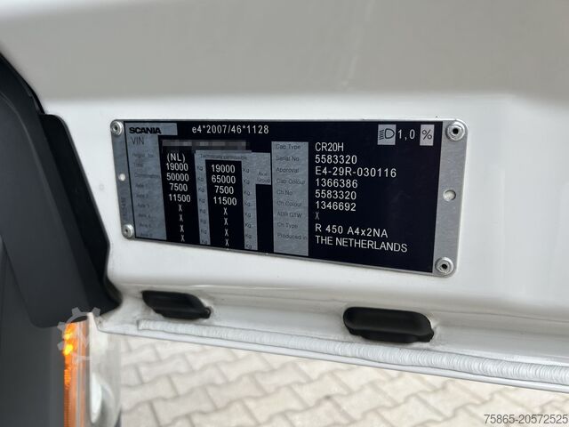 স্ট্যান্ডার্ড SZM Scania R450 Highline / Retarder / 707 dkm / APK TUV 03-26