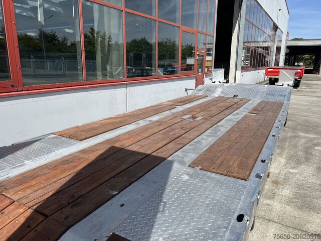 Rơ moóc sàn thấp Möslein T 2 Schwebheim  Neuer 2 Achs Tieflader- Anhänger, Verbreiterung