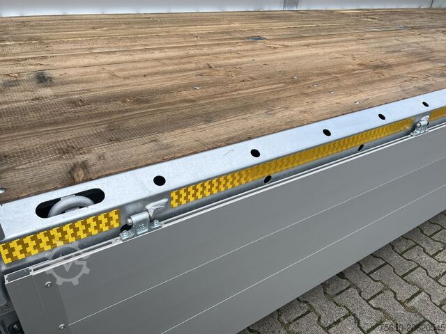 Rơ moóc mở Möslein THT 11- G 6,2 Tandem Pritsche- Tieflader mit Rungentaschen