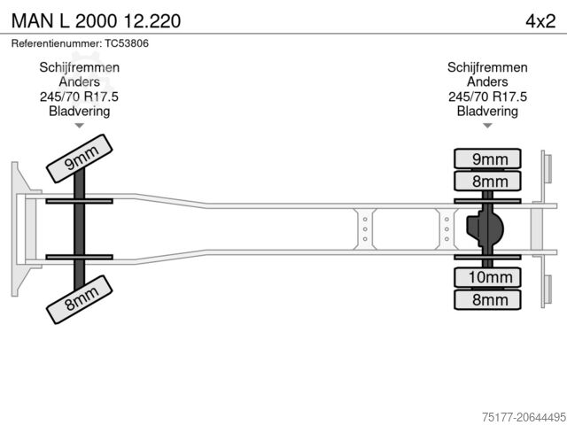 Tanker MAN L 2000 12.220
