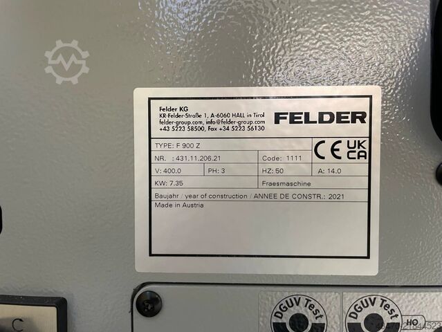 木工铣床 FELDER KG F900Z