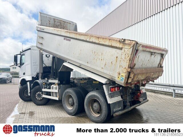 Speciale doeleinden vrachtwagen Mercedes-Benz Arocs 3253 K 8x4/4, Retarder, Stahlmulde ca.
