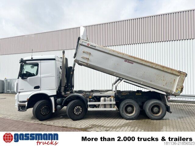 Speciale doeleinden vrachtwagen Mercedes-Benz Arocs 3253 K 8x4/4, Retarder, Stahlmulde ca.